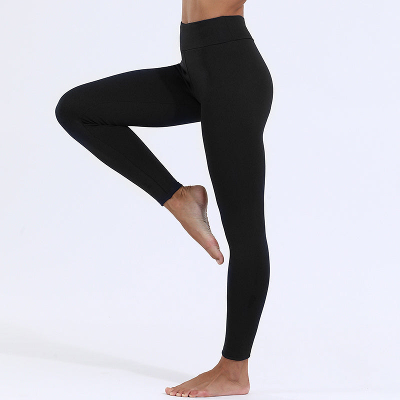 Winter Leggings Warme Dicke Hohe Stretch Lamm Kaschmir Leggins Dünne Fitness Frau Hosen