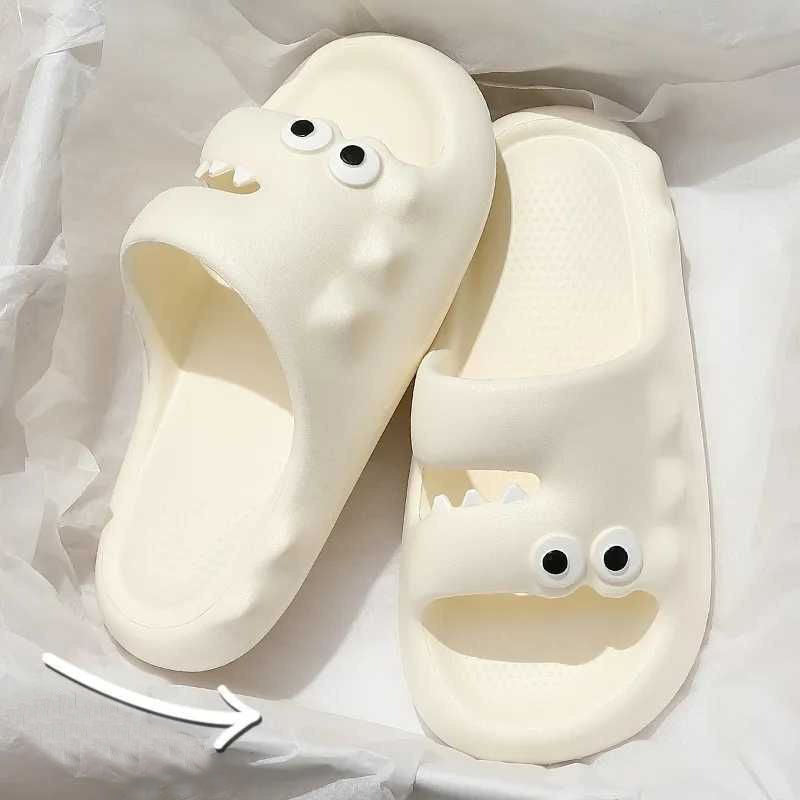 Schattige Cartoon Pantoffels Voor Vrouwen Mannen Binnen En Buiten Antislip Dikke Zolen Vloer Badkamer Pantoffels Mode Huisschoenen