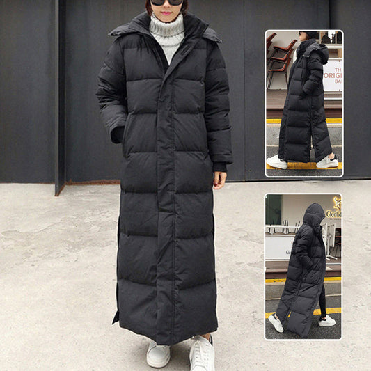 Winter Langer Mantel Warme Kapuze Verdickte Parka Jacke Für Frauen Kleidung