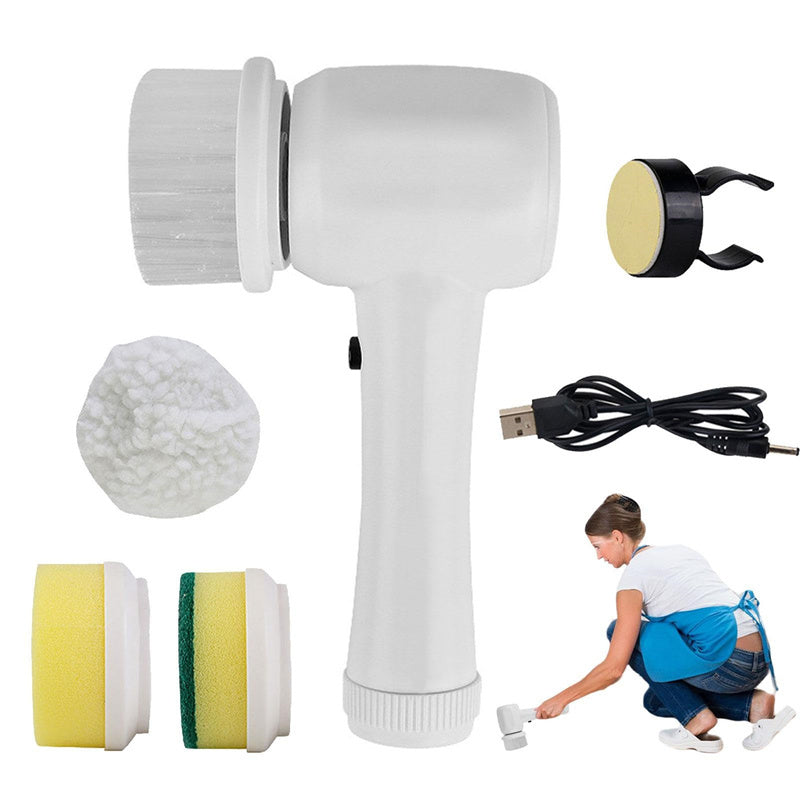 Elektrische Reinigungsbürste 4 in 1 Spinning Scrubber Handheld elektrische kabellose Reinigungsbürste tragbar