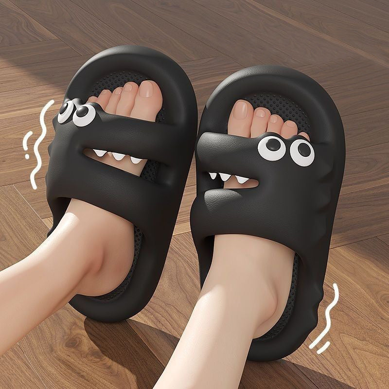 Schattige Cartoon Pantoffels Voor Vrouwen Mannen Binnen En Buiten Antislip Dikke Zolen Vloer Badkamer Pantoffels Mode Huisschoenen