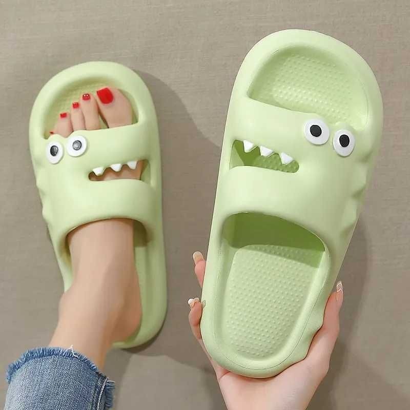 Schattige Cartoon Pantoffels Voor Vrouwen Mannen Binnen En Buiten Antislip Dikke Zolen Vloer Badkamer Pantoffels Mode Huisschoenen