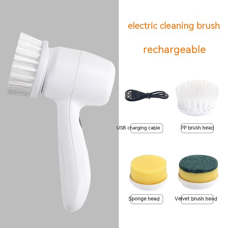 Elektrische Reinigungsbürste 4 in 1 Spinning Scrubber Handheld elektrische kabellose Reinigungsbürste tragbar