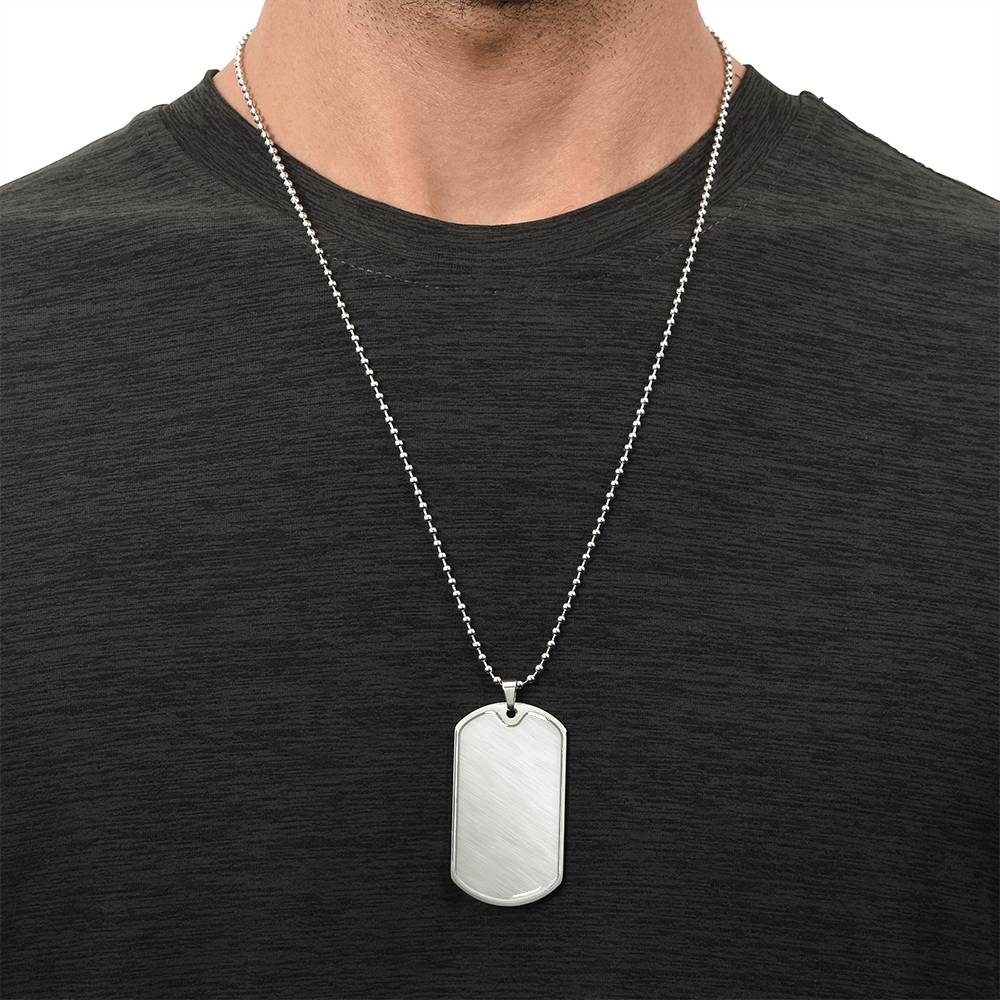 Luxury Graphic Dog Tag Necklace