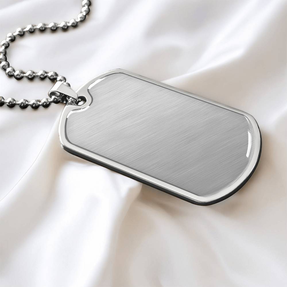 Luxury Graphic Dog Tag Necklace