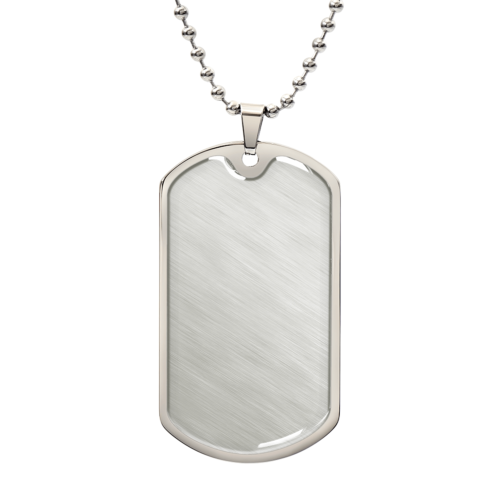 Luxury Graphic Dog Tag Necklace