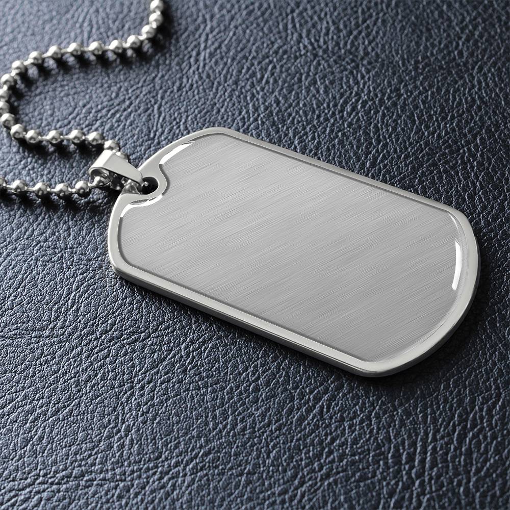 Luxury Graphic Dog Tag Necklace