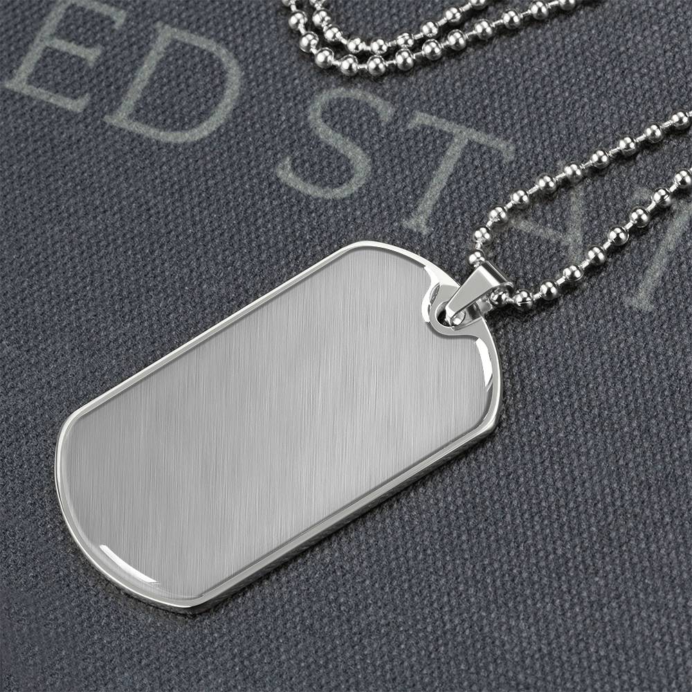 Luxury Graphic Dog Tag Necklace