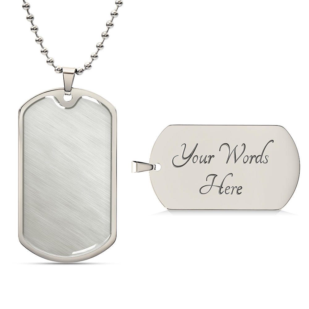 Luxury Graphic Dog Tag Necklace