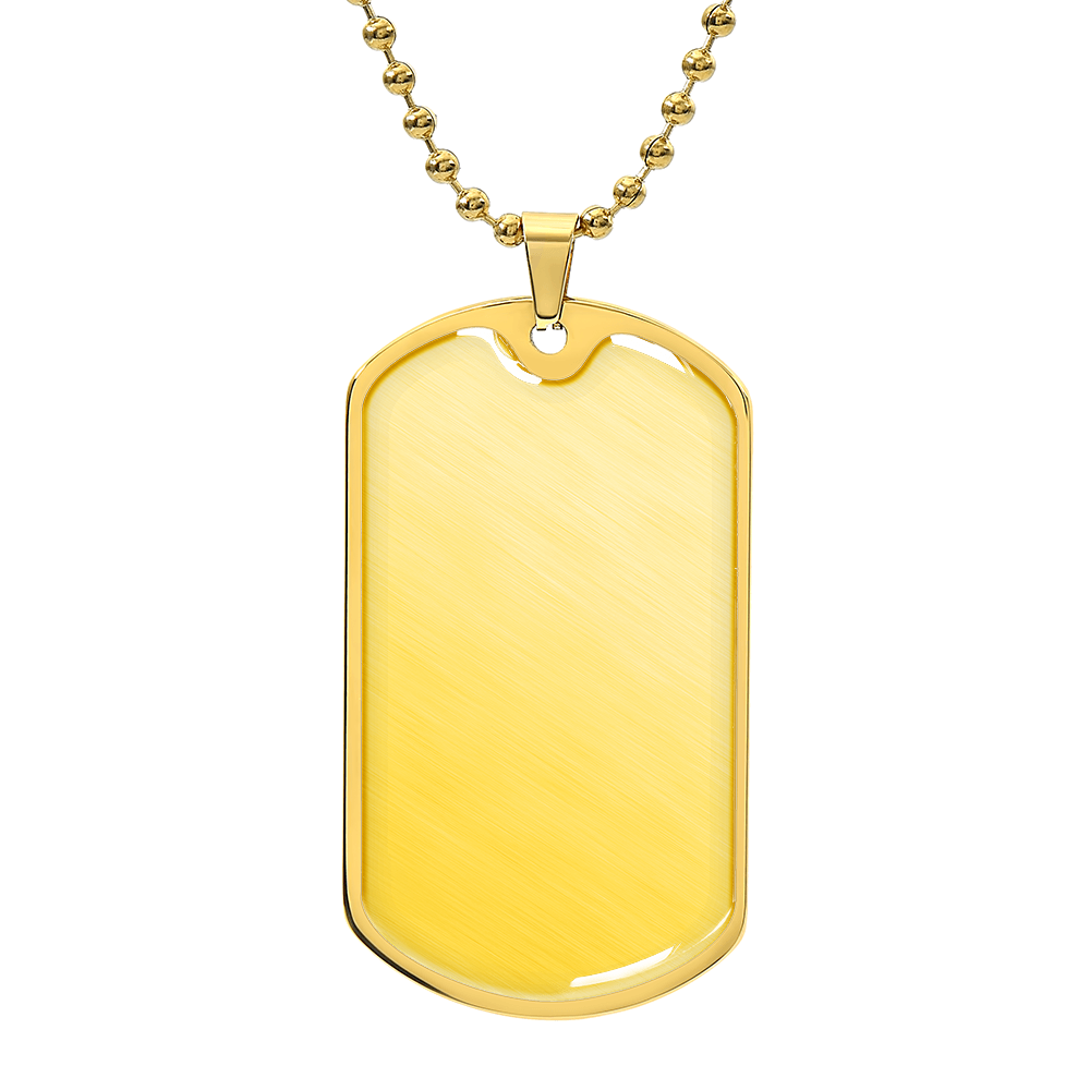 Luxury Graphic Dog Tag Necklace