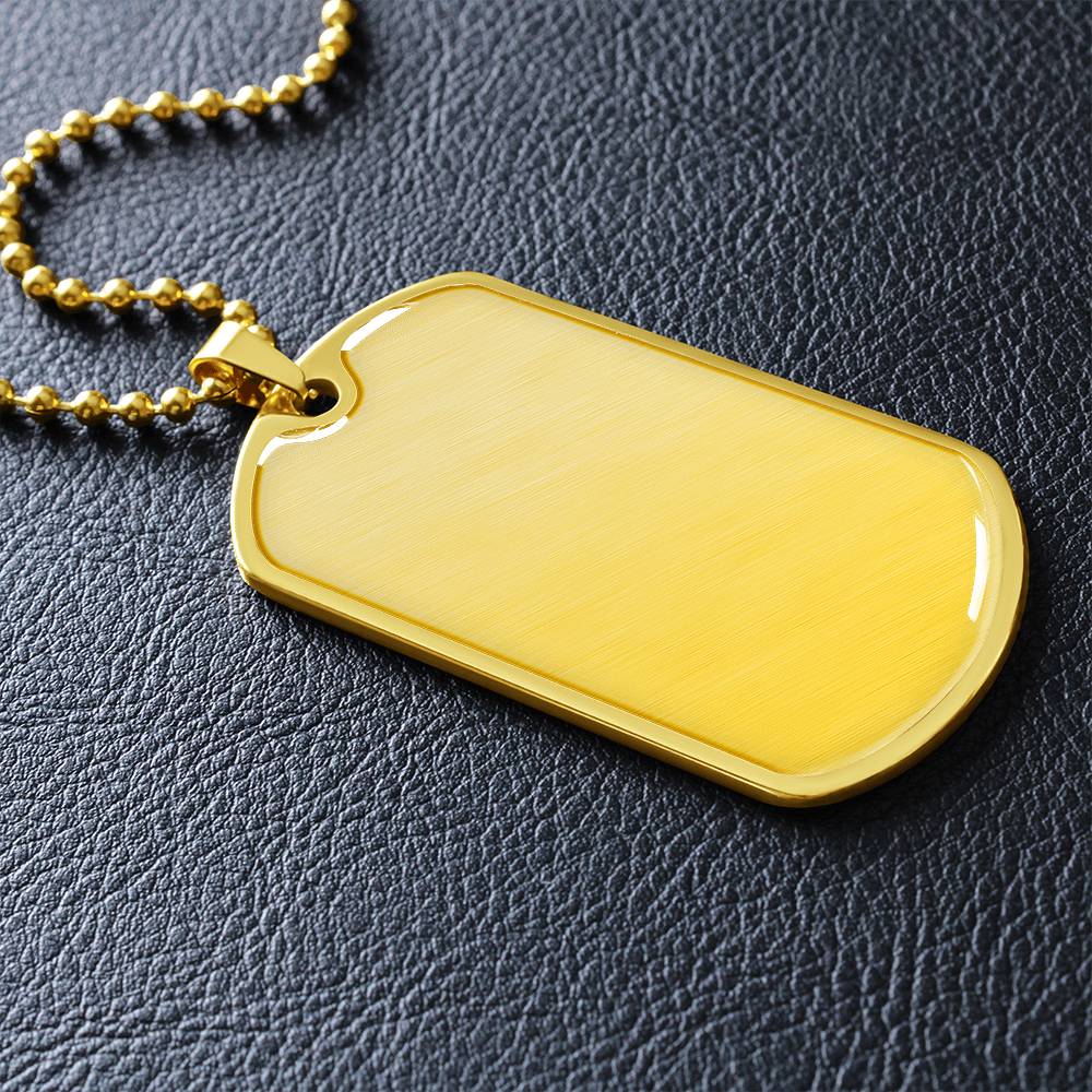 Luxury Graphic Dog Tag Necklace