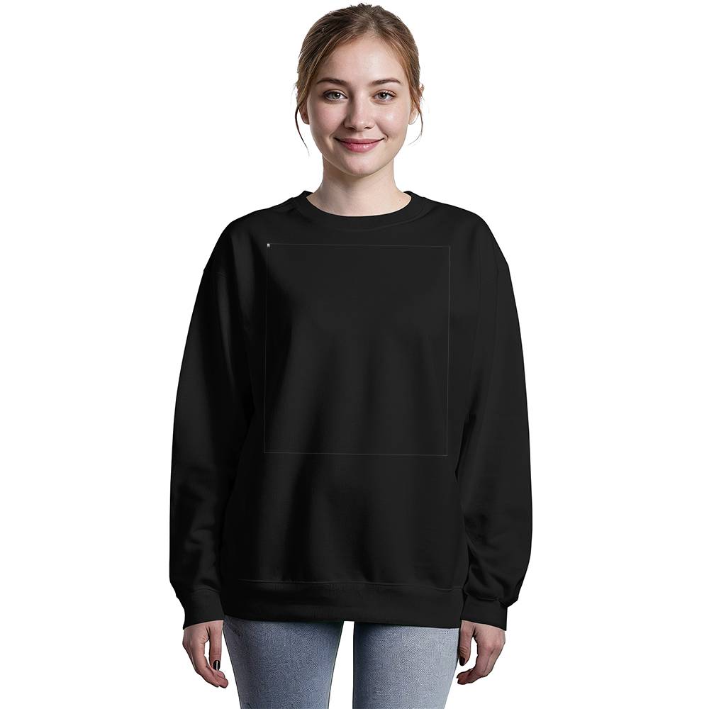 Bella + Canvas 3945 Unisex Rundhals-Sweatshirt mit Frontdruck