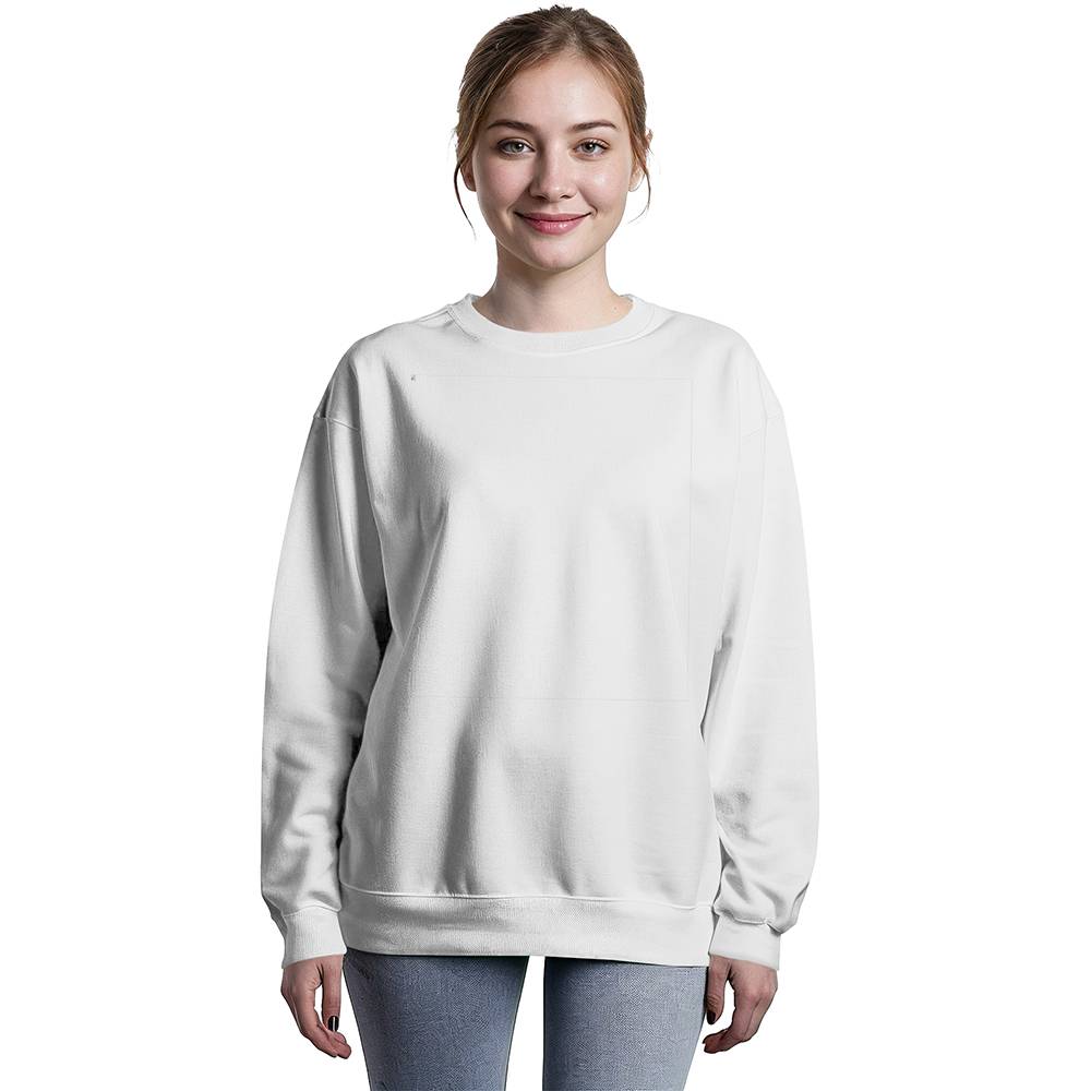 Bella + Canvas 3945 Unisex Rundhals-Sweatshirt mit Frontdruck