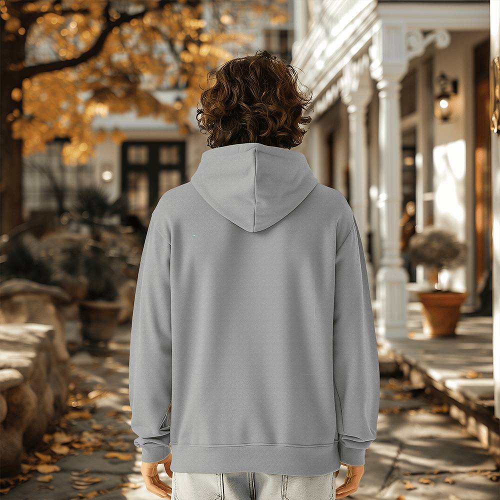 Bella + Canvas 3719 Unisex Pullover Hoodie Achterkant Print