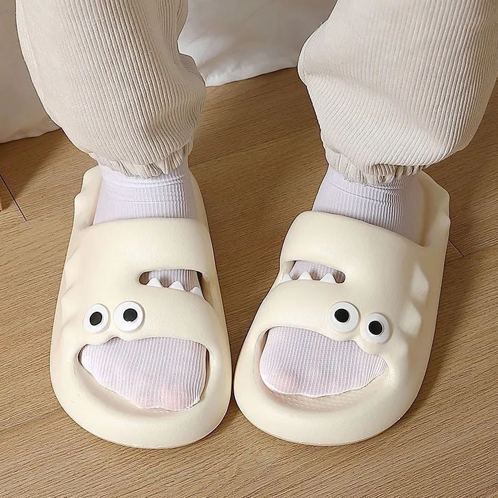 Schattige Cartoon Pantoffels Voor Vrouwen Mannen Binnen En Buiten Antislip Dikke Zolen Vloer Badkamer Pantoffels Mode Huisschoenen